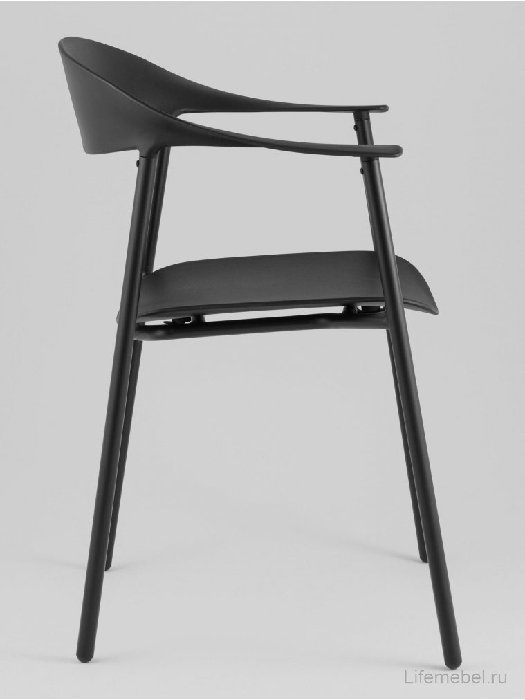 Пластиковый стул Сайли черный