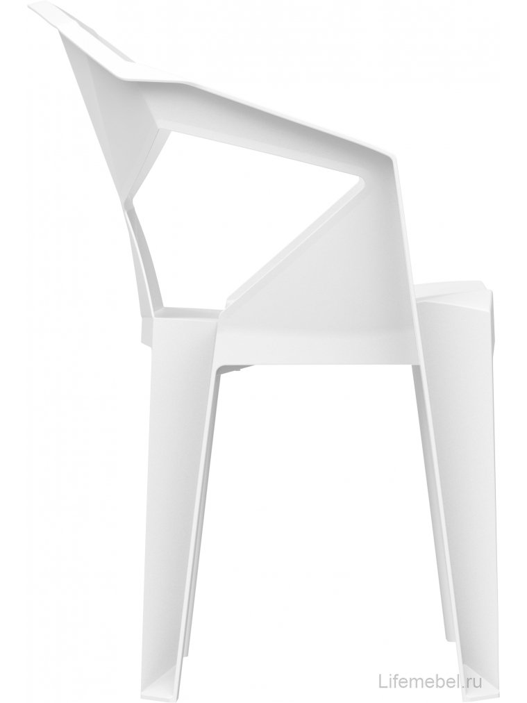 Пластиковый стул Гекса кремовый