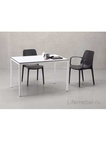 Пластиковый стул Ginevra антрацит