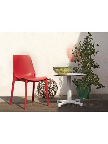 Пластиковый стул Ginevra красный