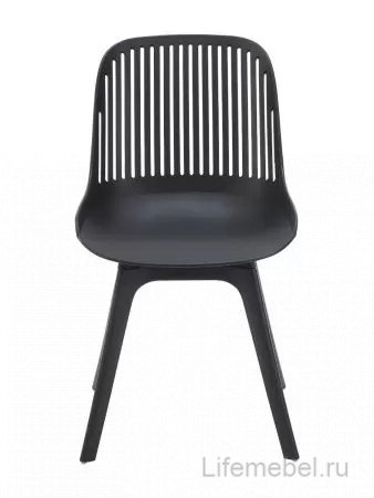 Пластиковый стул Grace черный / черные ноги