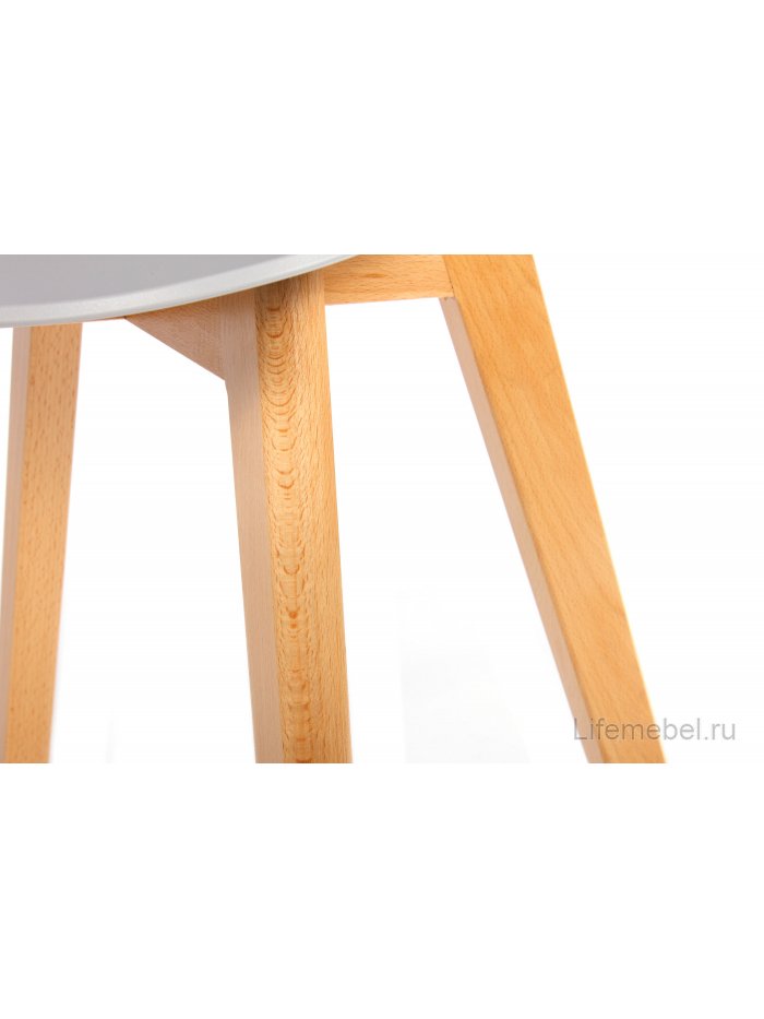 Пластиковый стул Gracia белый дерево