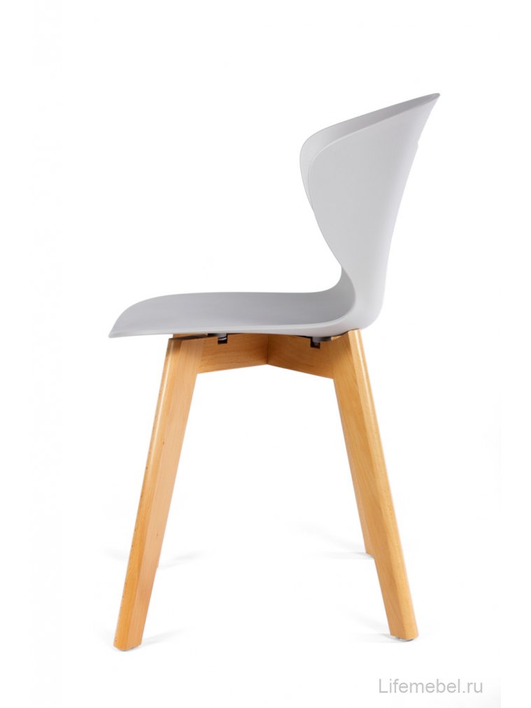 Пластиковый стул Gracia белый дерево