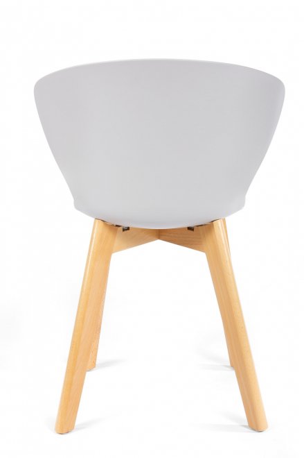 Пластиковый стул Gracia белый дерево