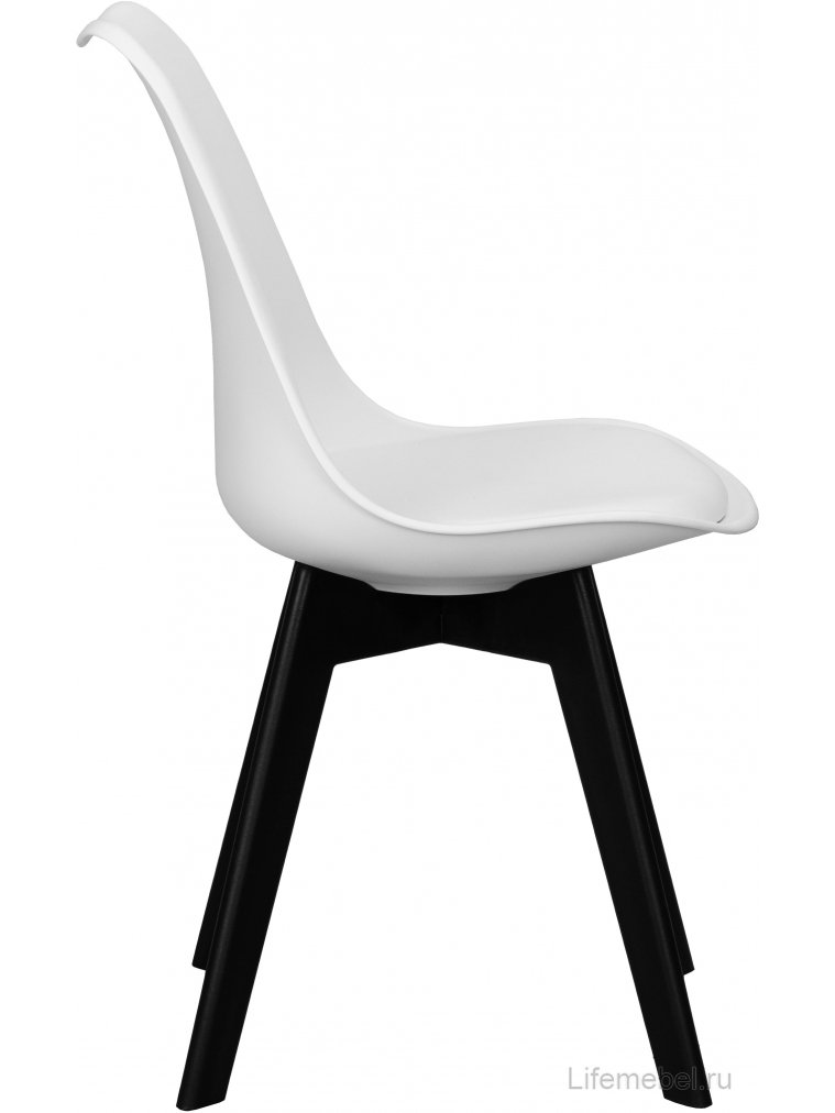 Пластиковый стул Harry белый / черный