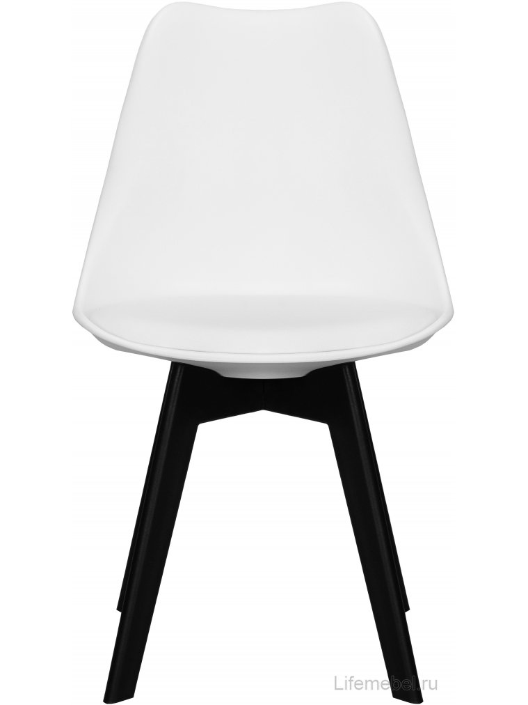 Пластиковый стул Harry белый / черный