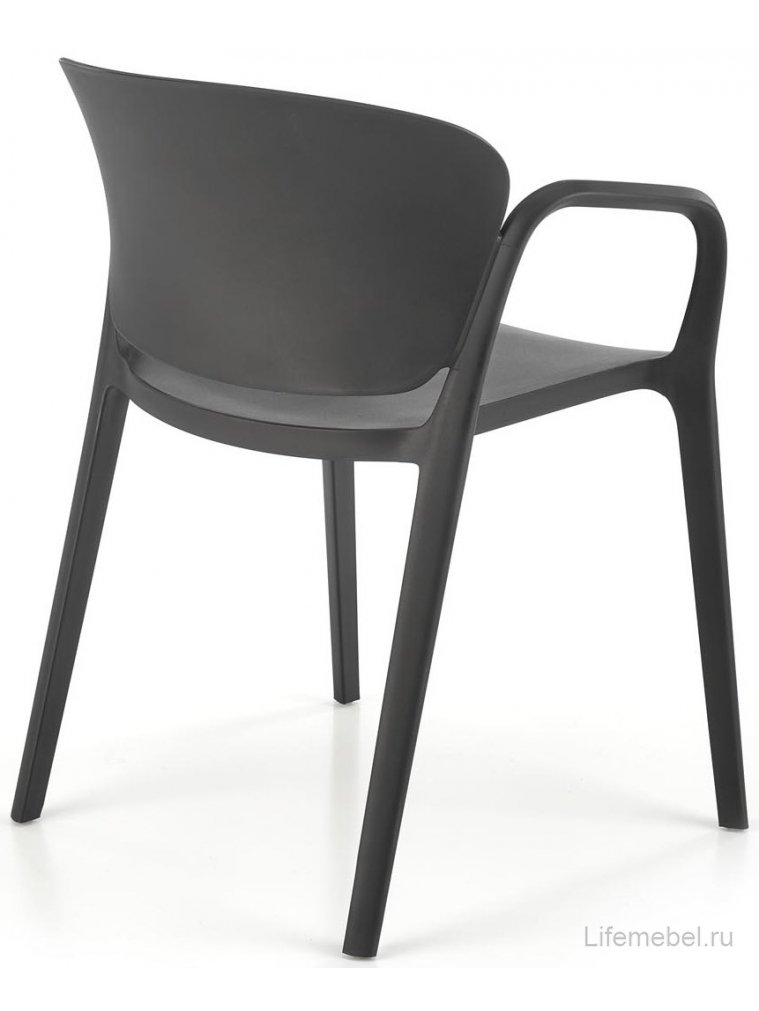 Пластиковый стул Хилш черный