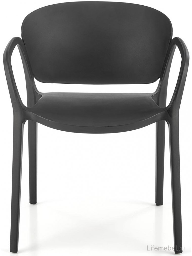 Пластиковый стул Хилш черный
