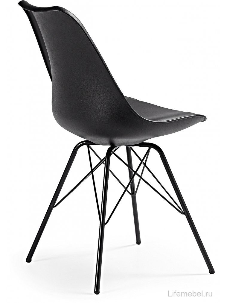 Стул на металлокаркасе Lars черный