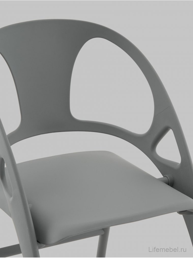 Пластиковый стул Эллара серый