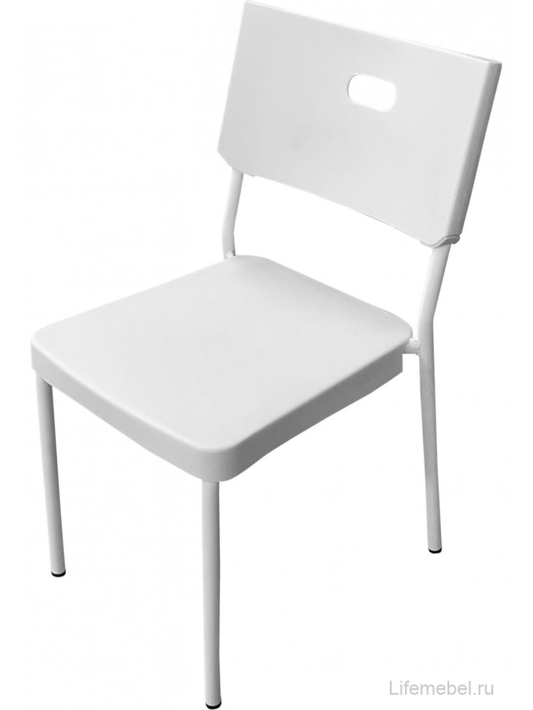 Пластиковый стул Lou белый