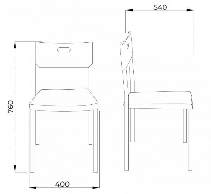 Пластиковый стул Lou белый