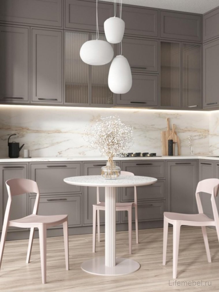 Пластиковый стул Майло нежно-розовый