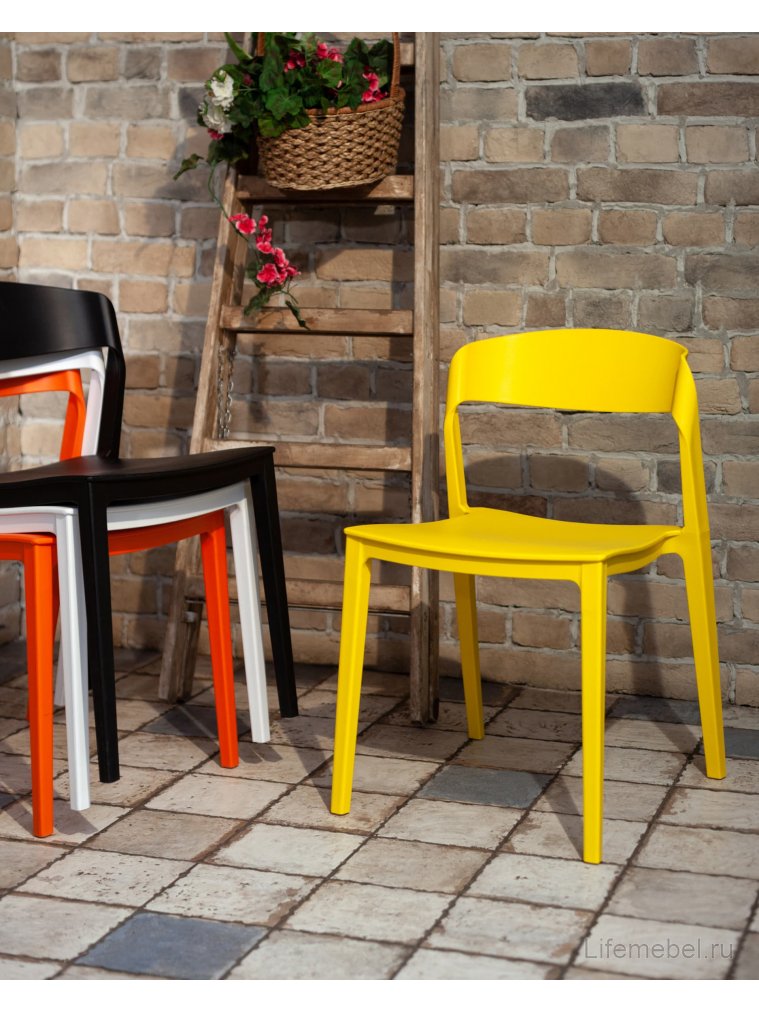 Пластиковый стул Майло, пластик голубой