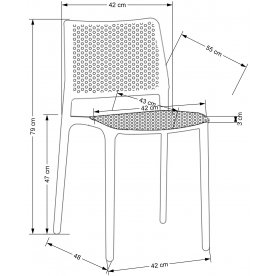 Пластиковый стул Нулара