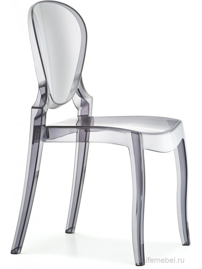 Пластиковый стул Queen серый