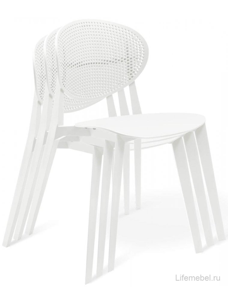 Пластиковый стул SHT-S111 белый