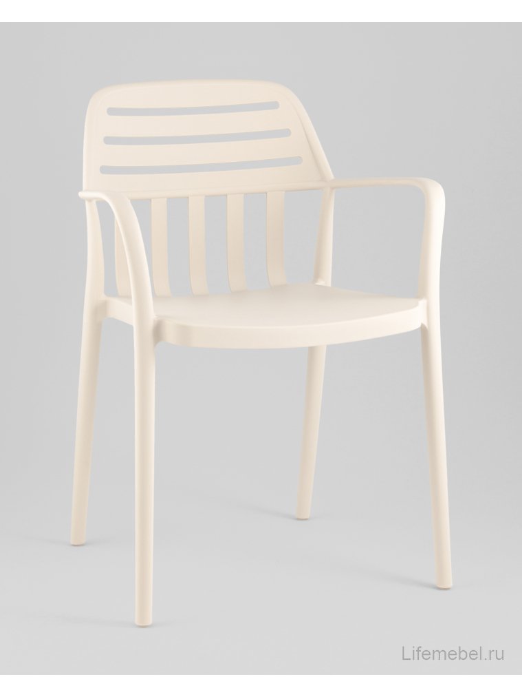 Пластиковый стул Siena бежевый