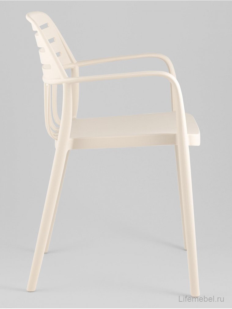 Пластиковый стул Сирена бежевый