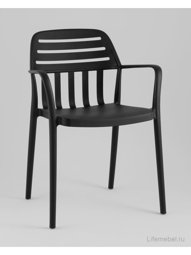 Пластиковый стул Siena черный