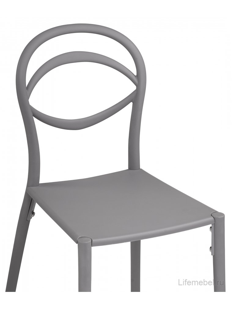 Пластиковый стул Simple gray