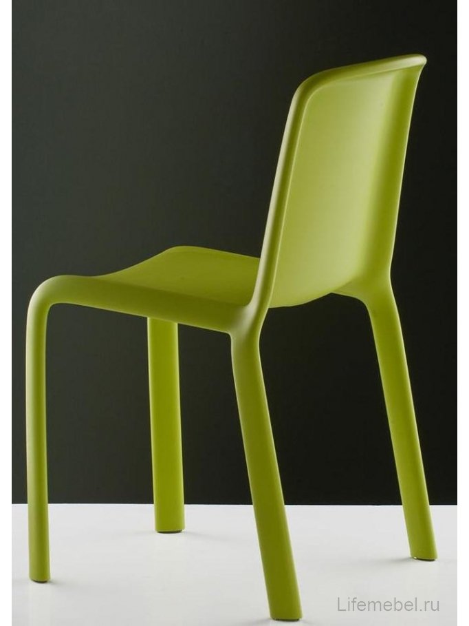 Пластиковый стул Snow зеленый