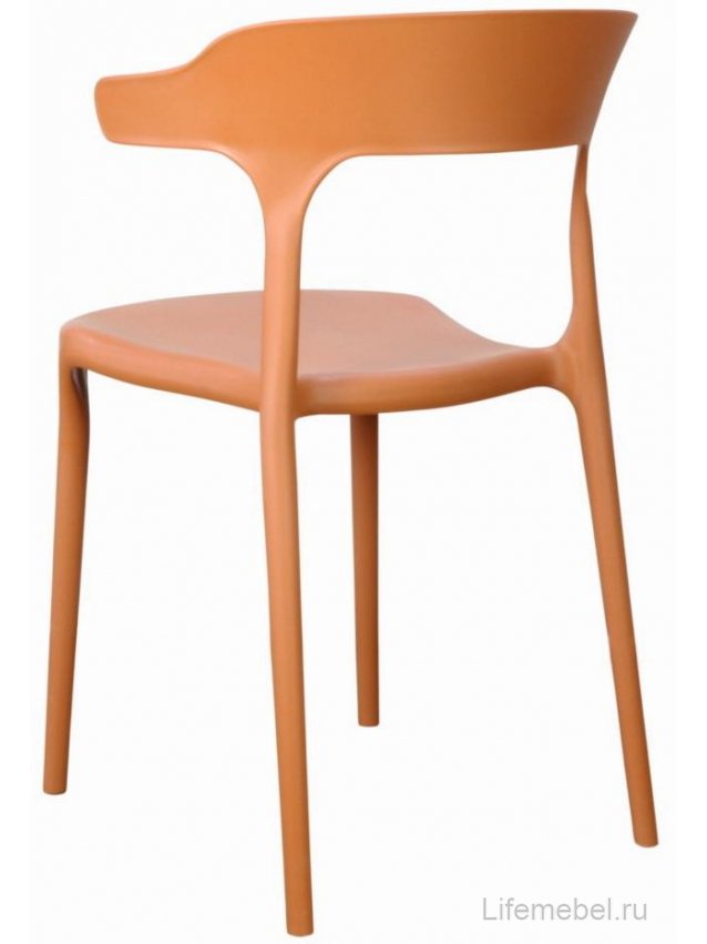 Пластиковый стул Nova терракотовый