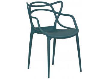 Пластиковый стул Masters морская волна