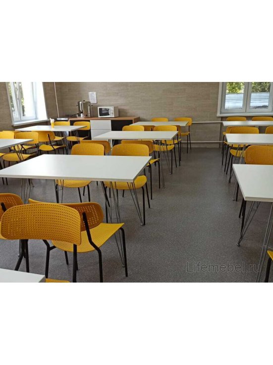 Пластиковый стул SHT-S85М желтый / черный