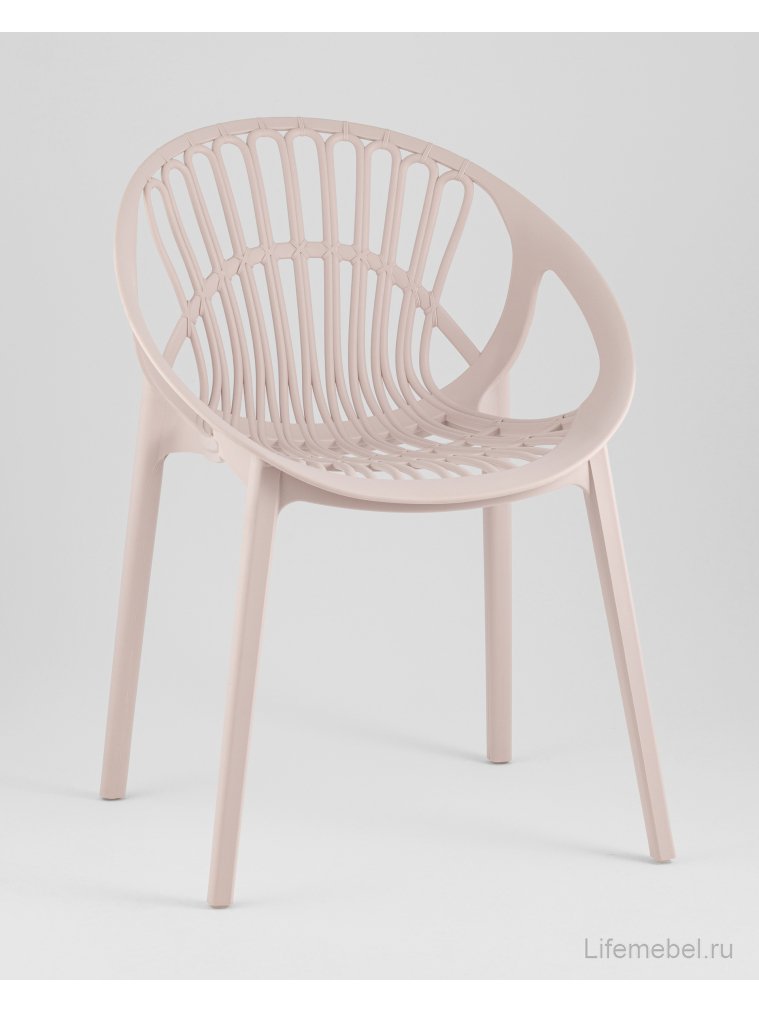 Пластиковый стул Takeo нежно-розовый