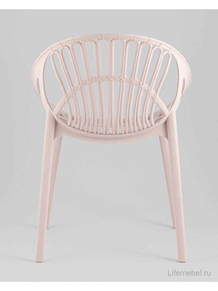 Пластиковый стул Takeo нежно-розовый