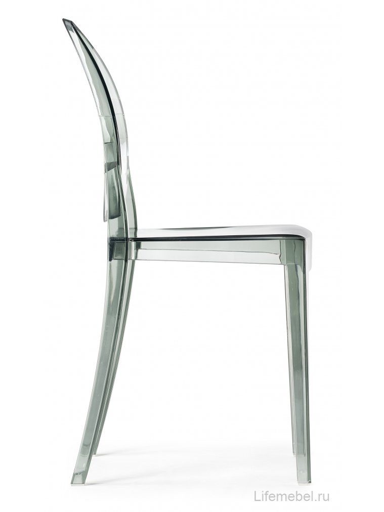 Пластиковый стул Victoria clear gray