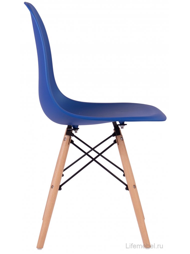 Пластиковый стул Eames синий