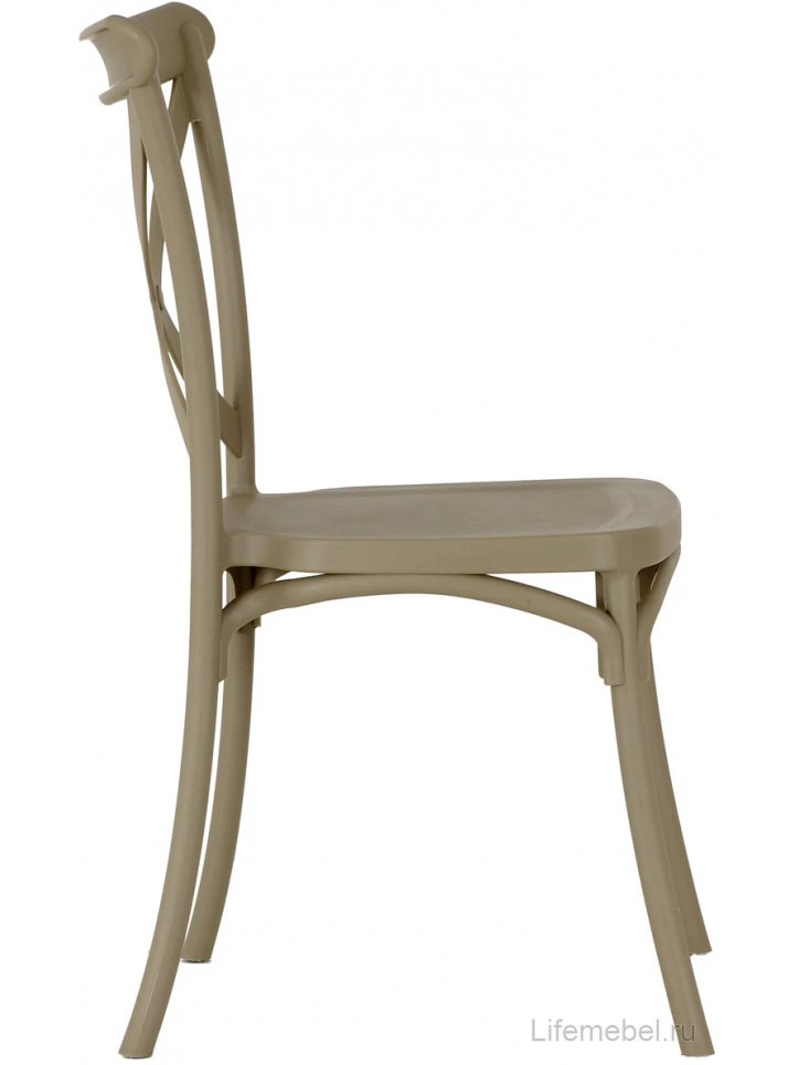 Пластиковый стул Bertram бежевый
