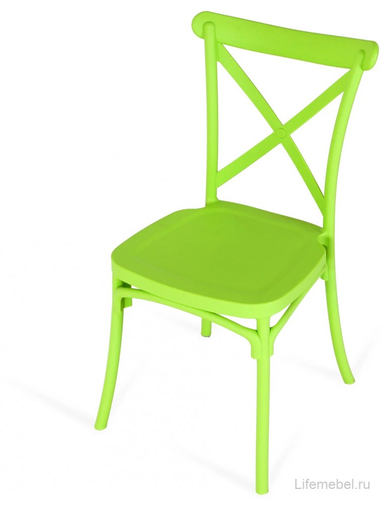 Пластиковый стул Bertram зеленый
