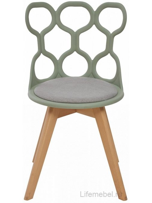 Стул пластиковый Azhur grey green
