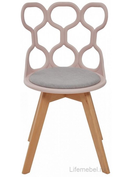 Стул пластиковый Azhur light pink