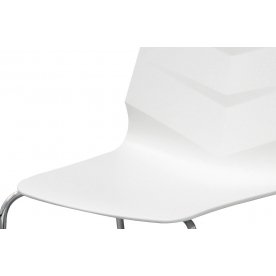 Стул пластиковый Leaf-01 белый