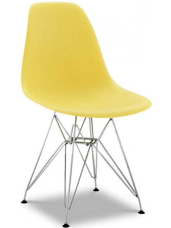 Стул пластиковый PM073 желтый