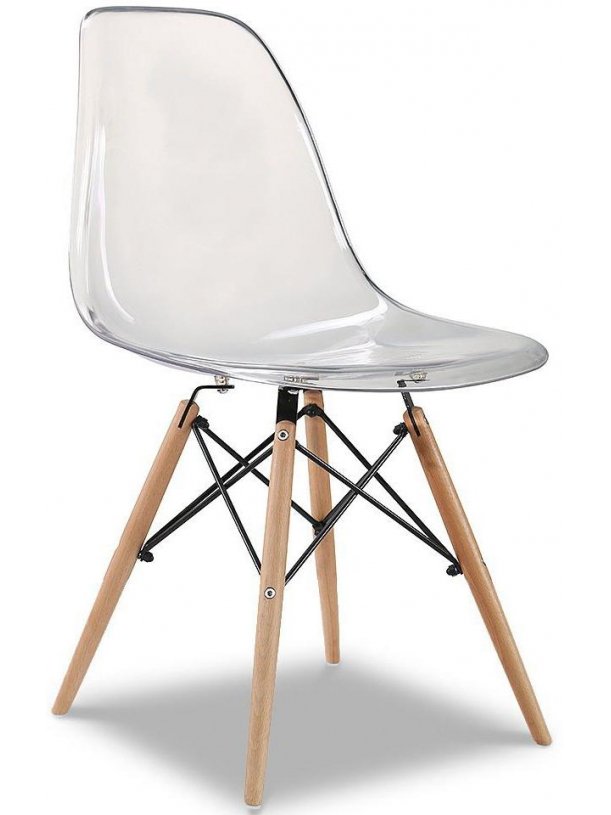 Стул пластиковый PW071PC прозрачный