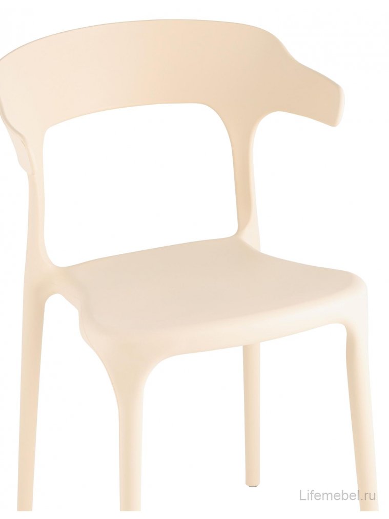 Пластиковый стул Салли бежевый
