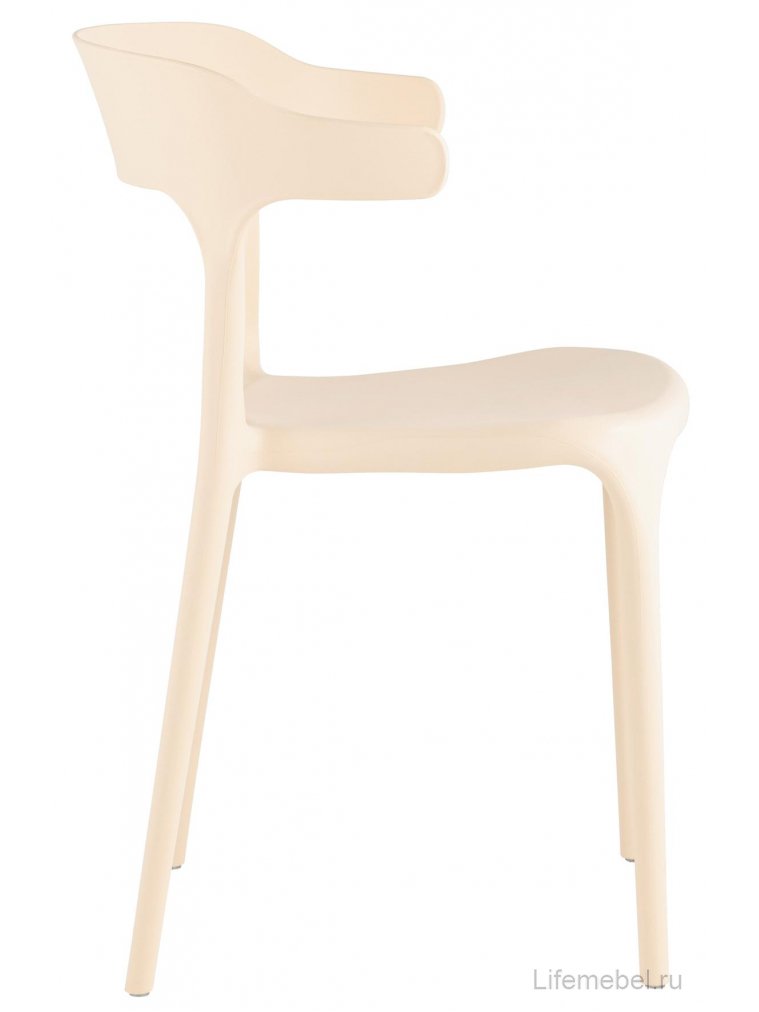 Пластиковый стул Салли бежевый