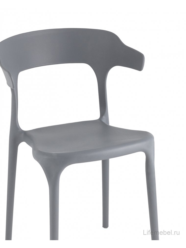 Пластиковый стул Салли серый