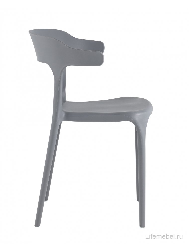 Пластиковый стул Салли серый