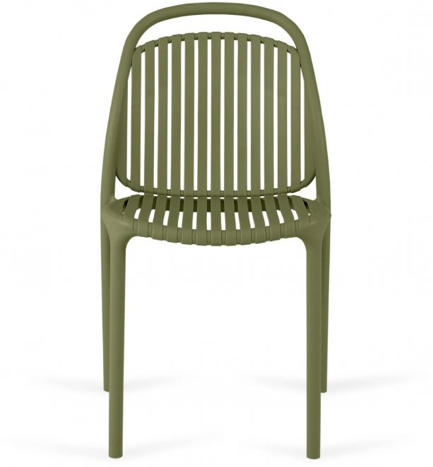 Пластиковый стул Scoop оливковый