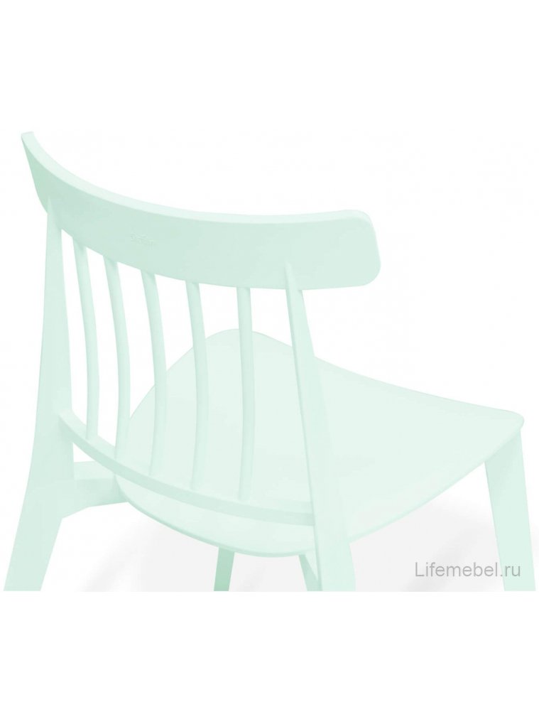 Пластиковый стул Sheffilton SHT-S108 пастельно-зеленый