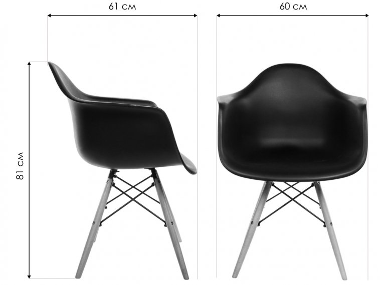 Стул Y982 черный