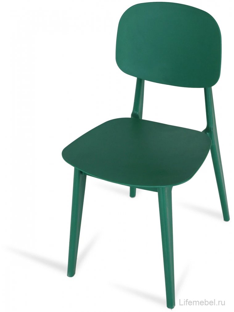 Пластиковый стул Fresco зеленый