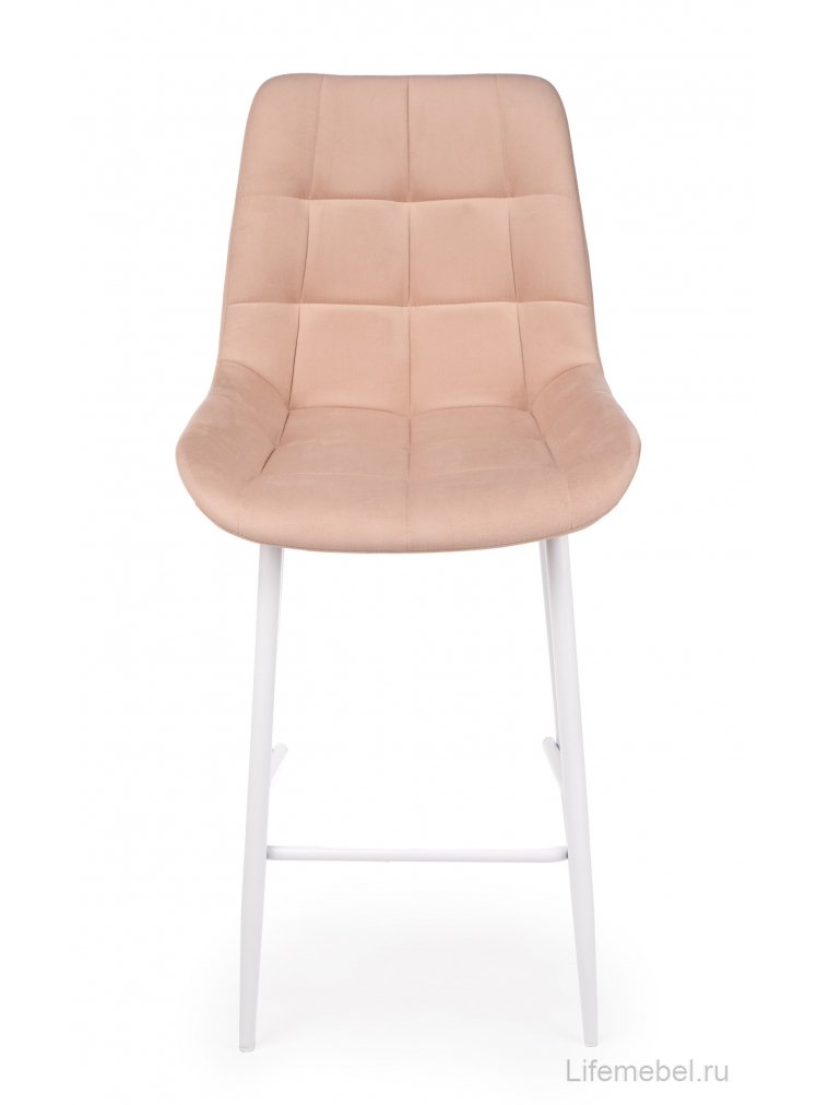 Полубарный стул Челси 360 бежевый (zd 210) / белый