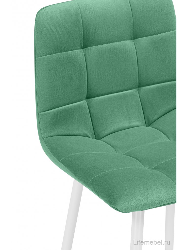 Полубарный стул Чилли Мини фисташковый (zd 651) / белый